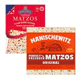 Matzo and crackers