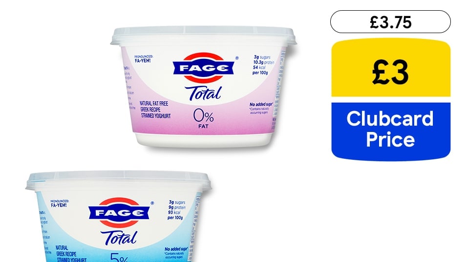 FAGE greek yogurt £3 for 450g