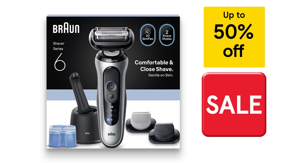 Unlock up to 50% off Braun in our Marketplace Spring Sale