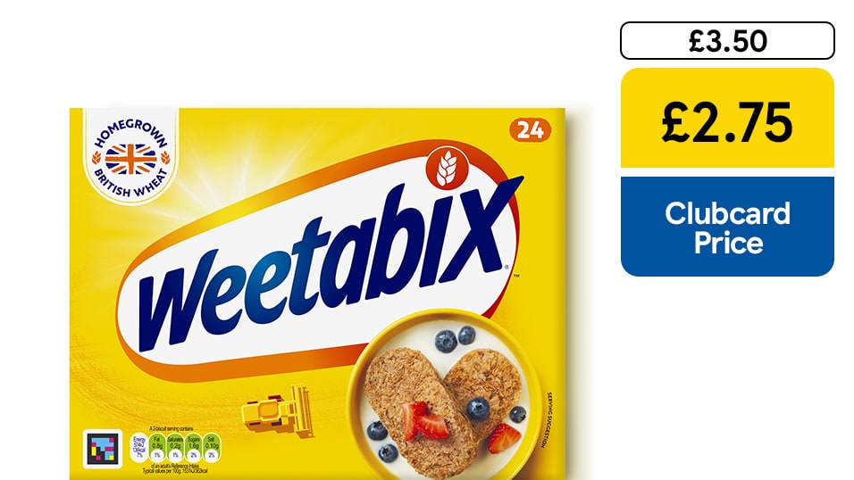 £2.50 Weetabix 24 pack