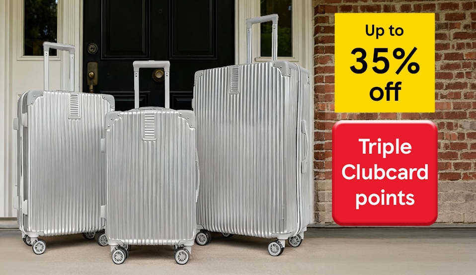 Up to 35% off suitcases
