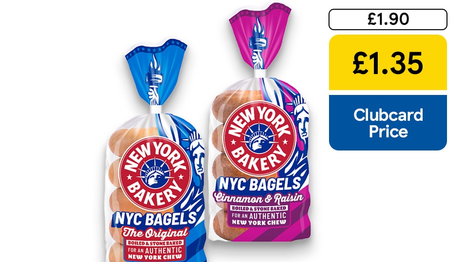 £1.35 New York bagels