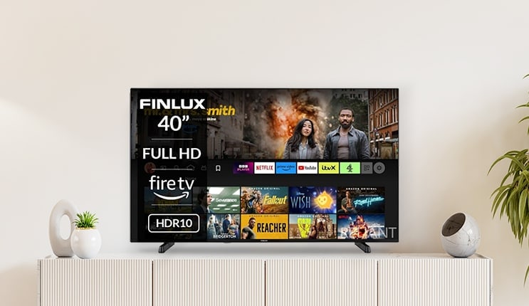 Perfect for medium-sized living rooms. Distance for best viewing experience: 2 to 2.5 metres. Make sure the TV won’t face a direct light source to reduce glare.