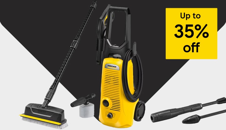 Sweep up great savings with up to 35% off on Karcher 