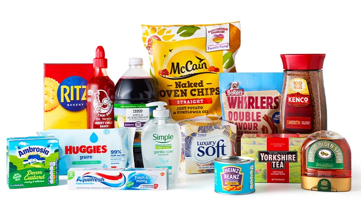 Stock up on everyday essentials with our Clubcard Prices, Aldi Price Match and Everyday Low Price