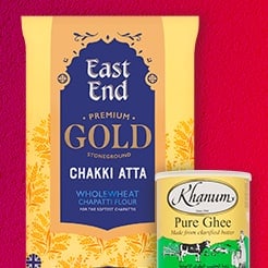 Rice, flour and oil