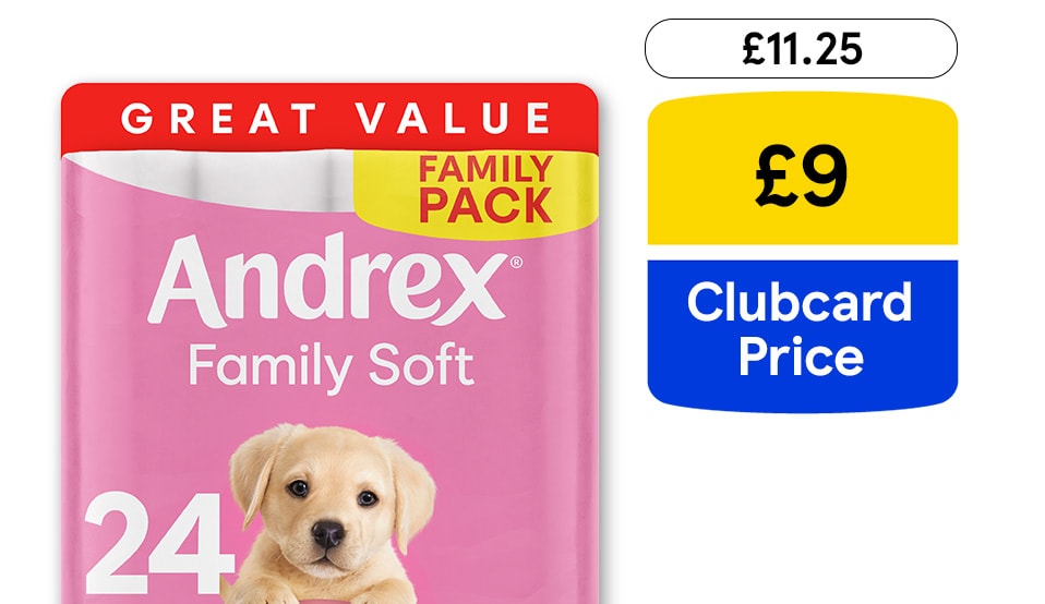 £9 Andrex 24-roll