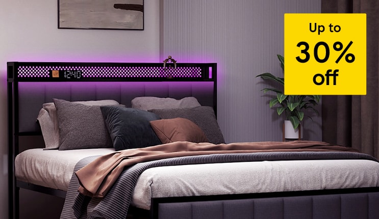 Up to 30% off home and furniture