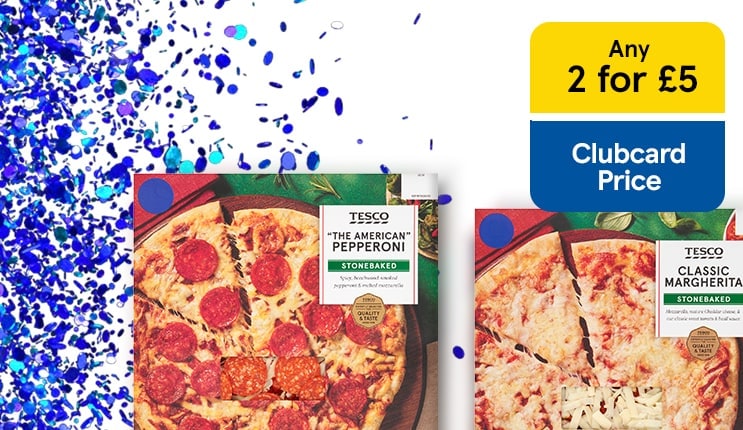 2 for £5 stonebaked pizzas