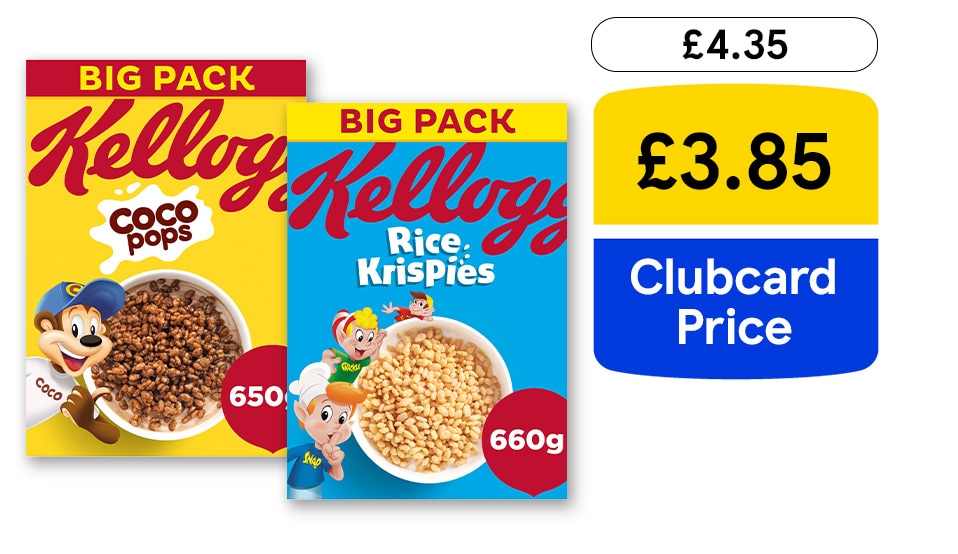 £3.85 Kellogg's Cereals