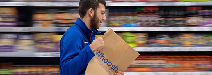 Free Whoosh delivery over £25