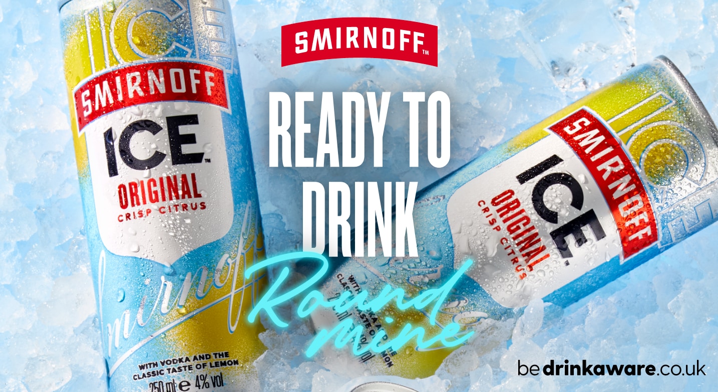 Presenting Smirnoff ready to drink