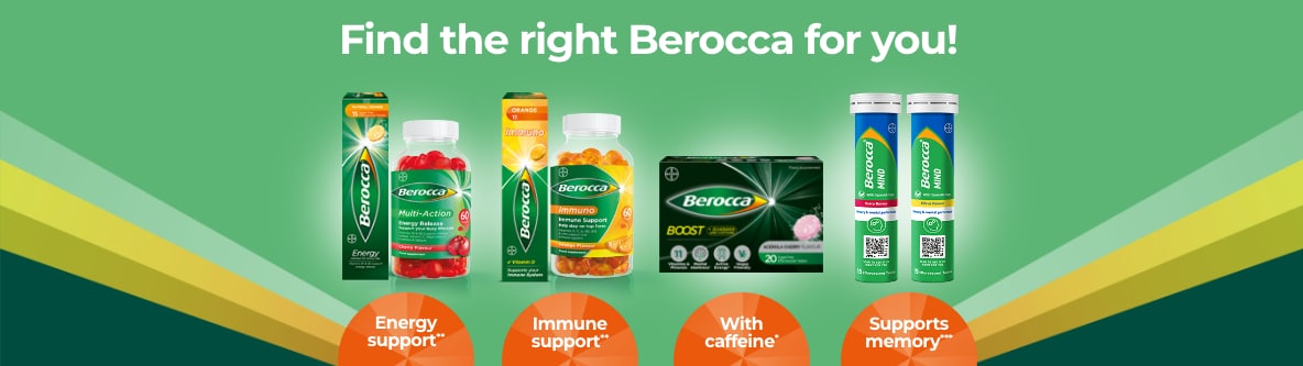 Find the right Berocca for you!
