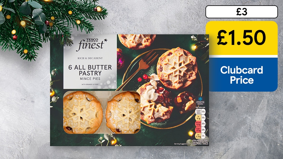 Half price Finest mince pies