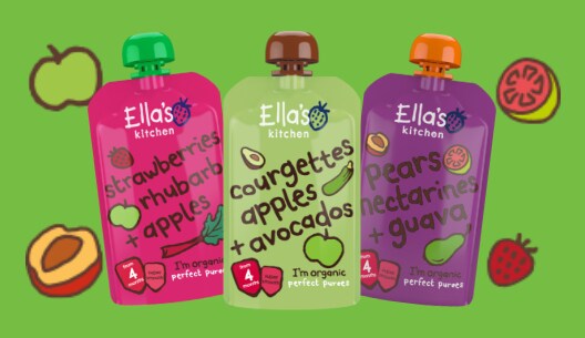 Ella's Kitchen puree, multiple flavours, 120G