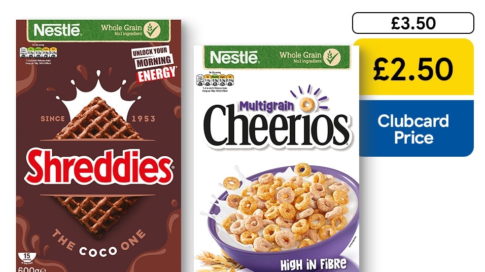 £2.50 breakfast cereals