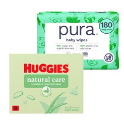 Nappies, wipes and mats