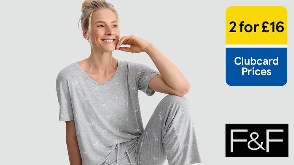 2 for £16 on F&F women's nightwear