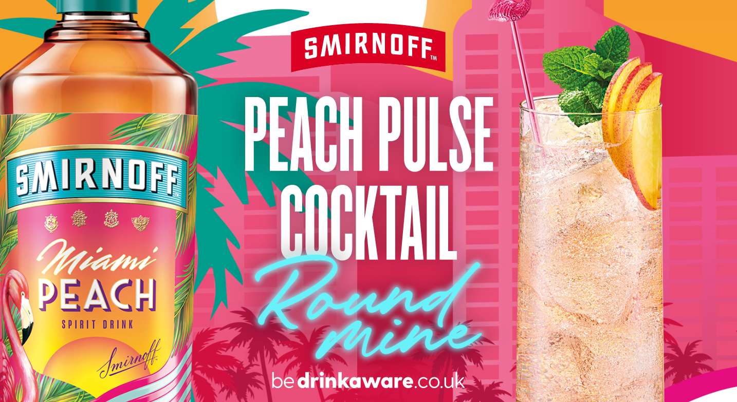 Smirnoff Peach Pulse Cocktail