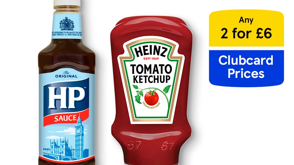  2 for £6 on Heinz sauces
