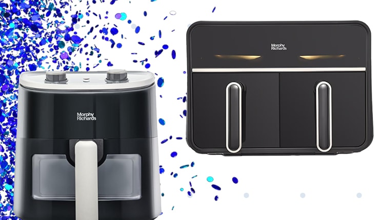 Elevate your meals with our online-only deals on Morphy Richards airfryers, perfect for last-minute munch 