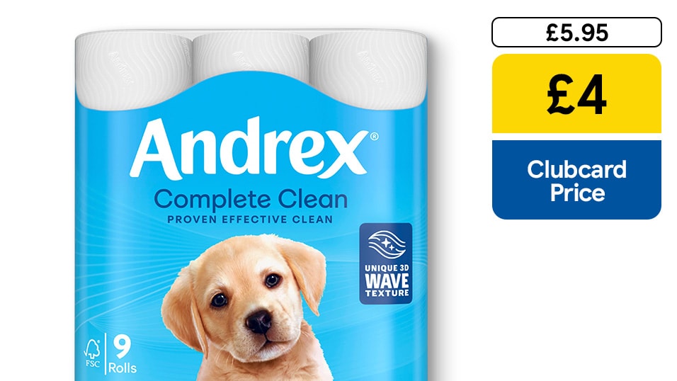 £4 Andrex 9-roll