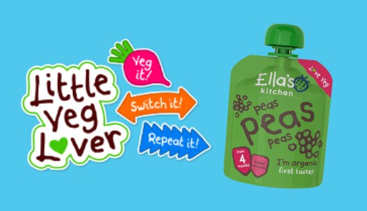 Ella's kitchen little veg lover, pea puree