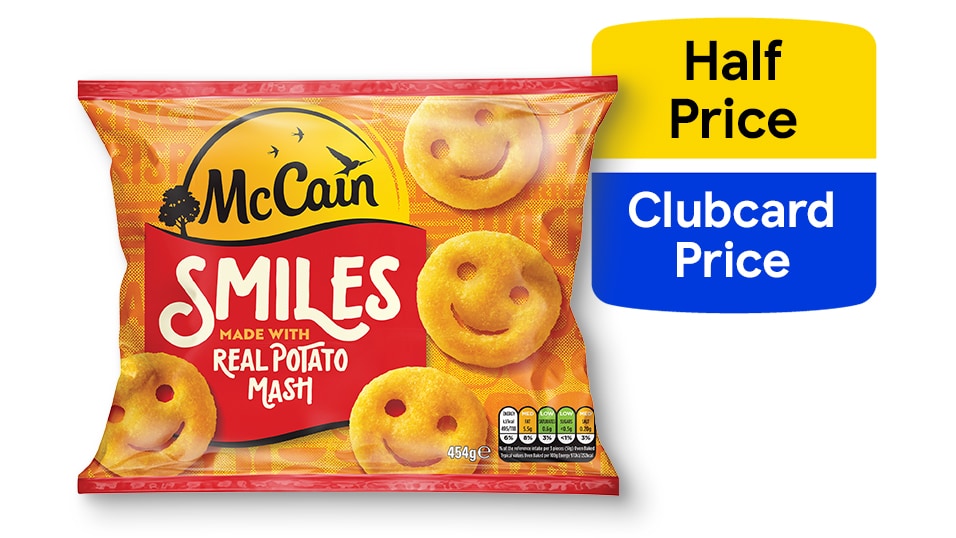 Half price McCain Smiles