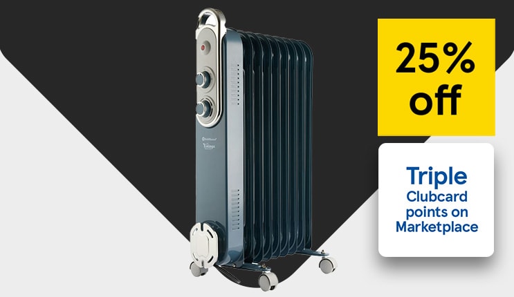 Collect triple clubcard points when buying radiators and fans