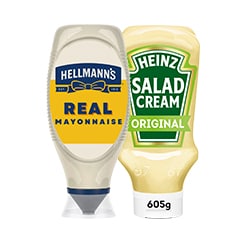 Mayonnaise and salad cream