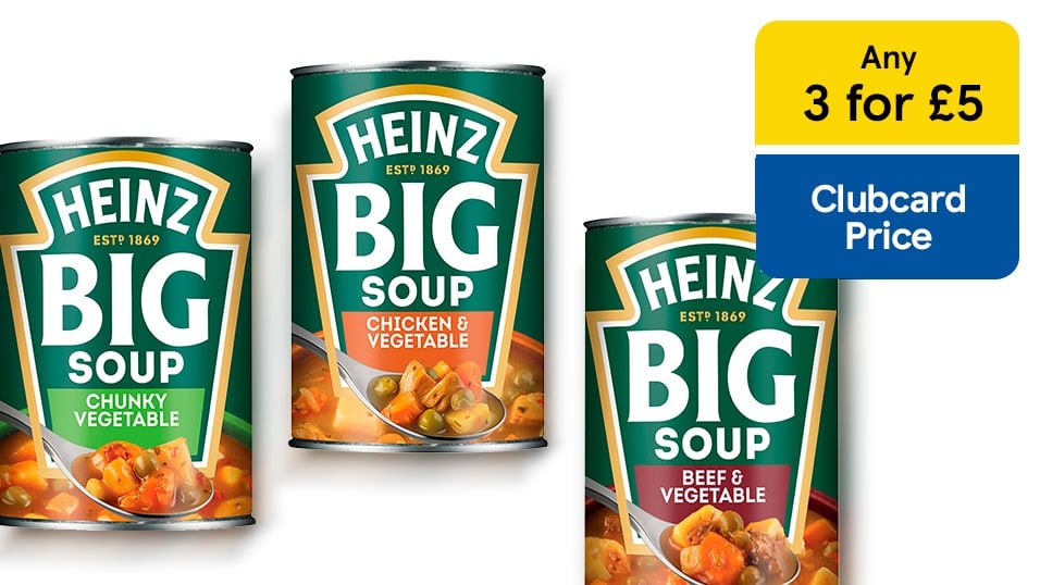 Heinz Soup 3 for £5