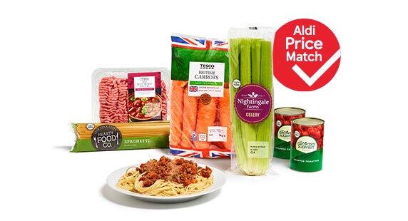 Spaghetti bolognese £3.37