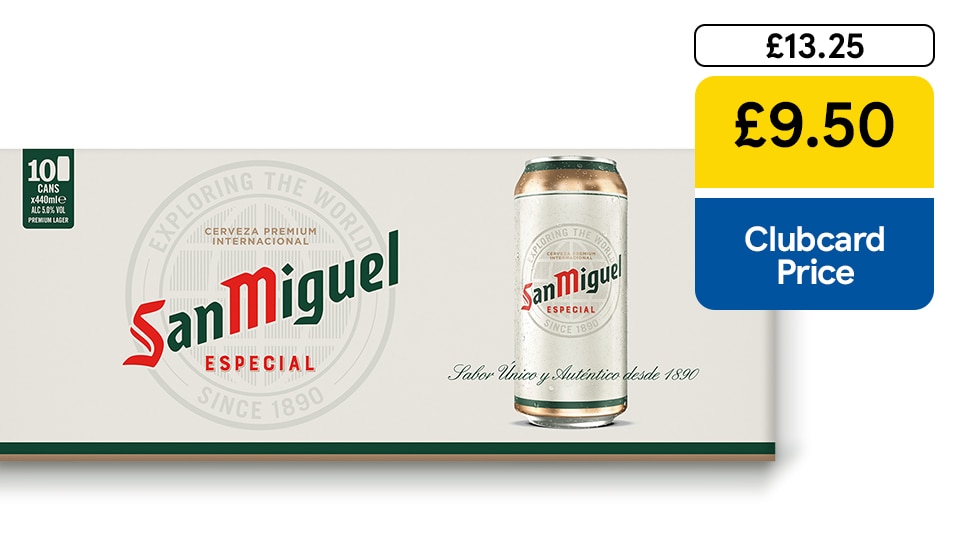 £9.50 San Miguel 10 pack