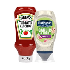 BBQ, burger, pizza sauces and marinades