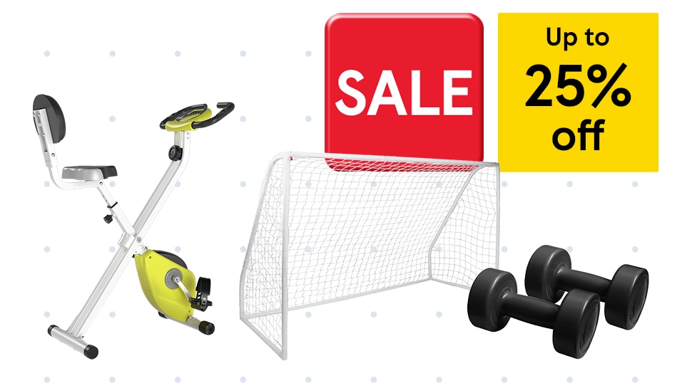Up to 25% off selected sport