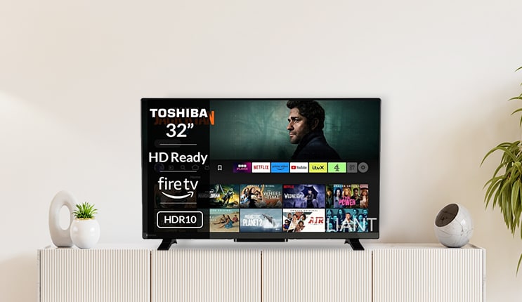 Perfect for bedrooms or kitchens. Distance for best viewing experience: less than 1.5 metres. These TVs usually need 70–80cm width clearance.