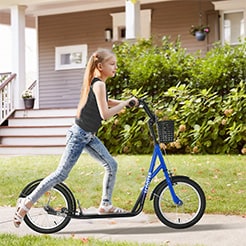 Cycling and scooters