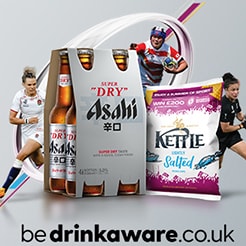 Asahi and Kettle Crisps