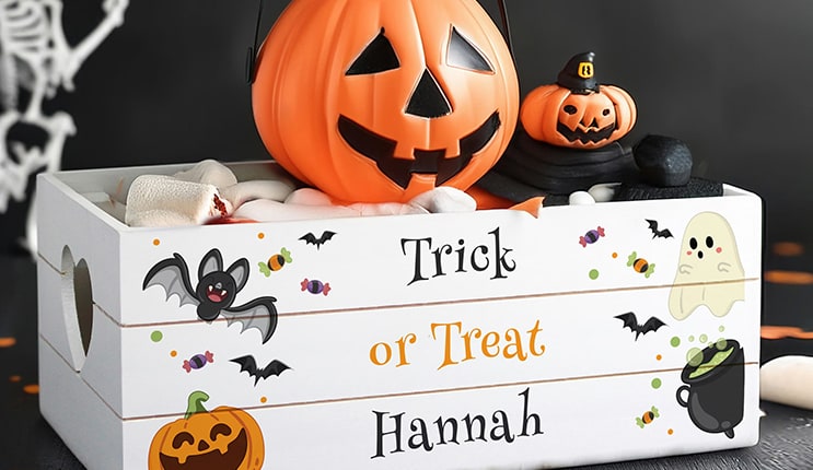 Get  up to 15% off personalised gifts for Halloween from our spooky sellers