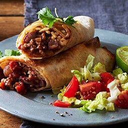 Beef burritos