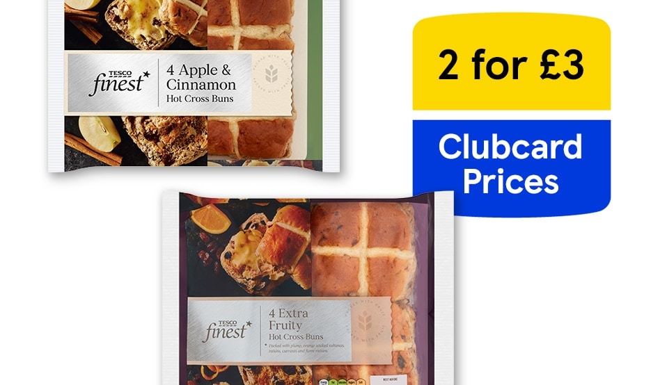 2 for £3 hot cross buns