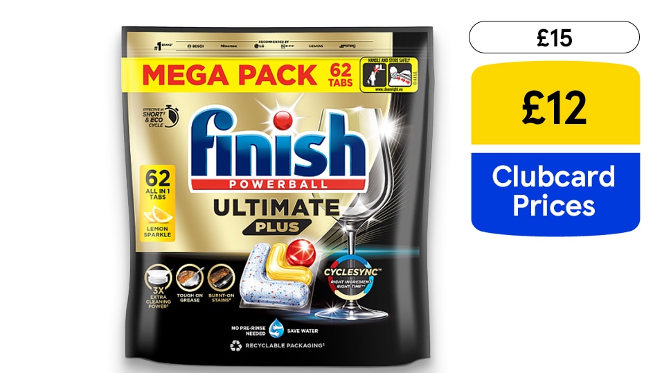 £12 Finish dishwasher tablets