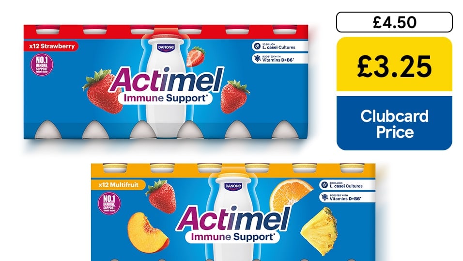 £3.25 Actimel 12-pack