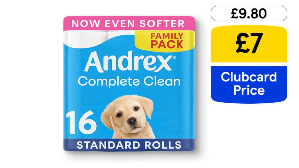 £7 Andrex 16-roll toilet paper