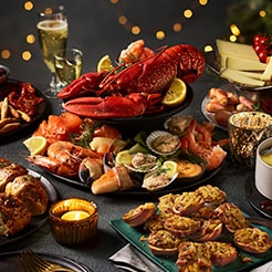 Christmas party food