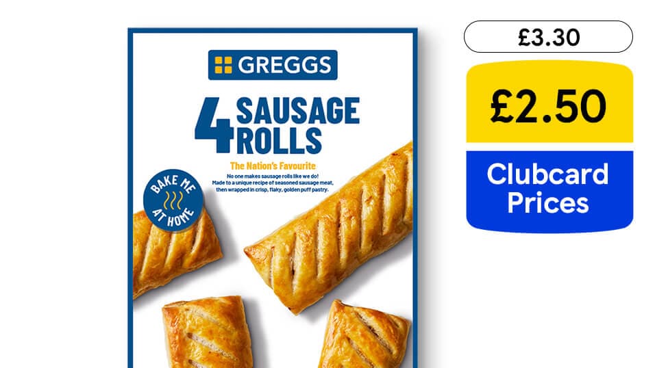 £2.50 Greggs sausage rolls