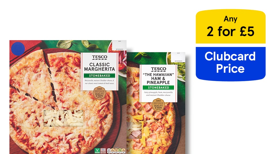 2 for £5 stonebaked pizzas