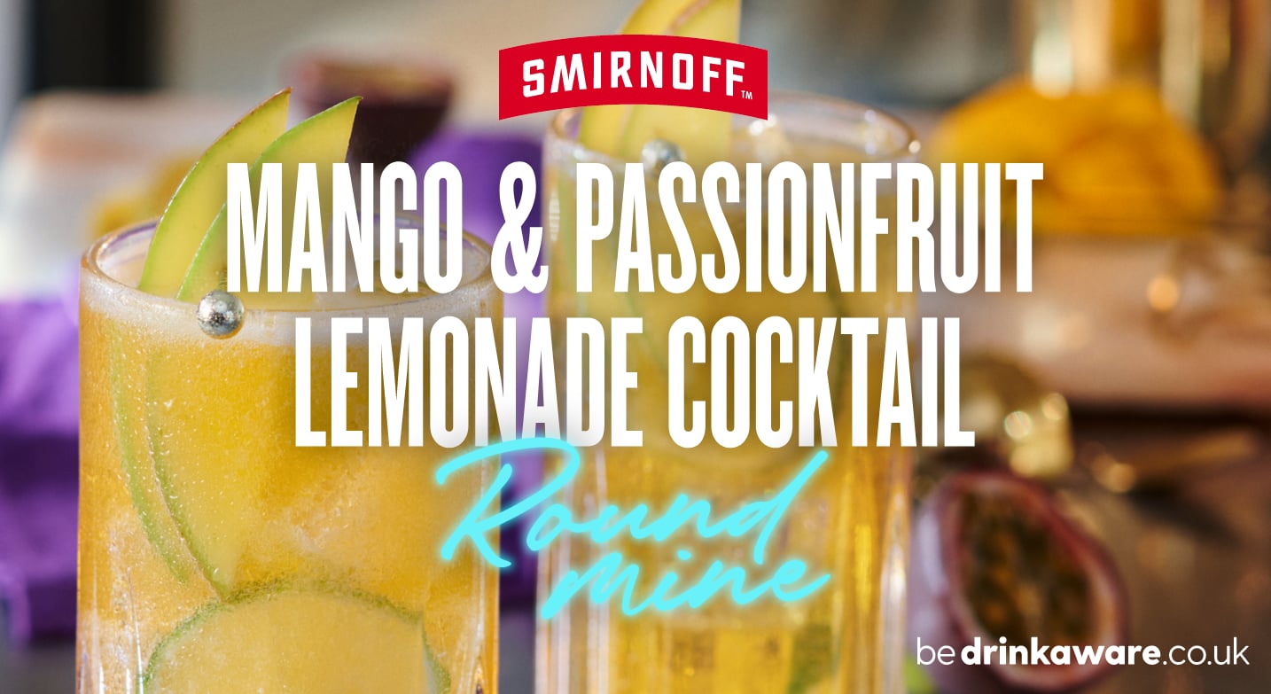Smirnoff Mango & Passionfruit Lemonade Cocktail Recipe
