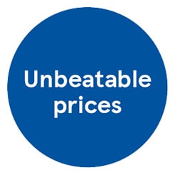 Unbeatable prices on drinks