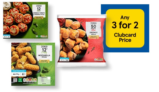 3 for 2 on frozen party food